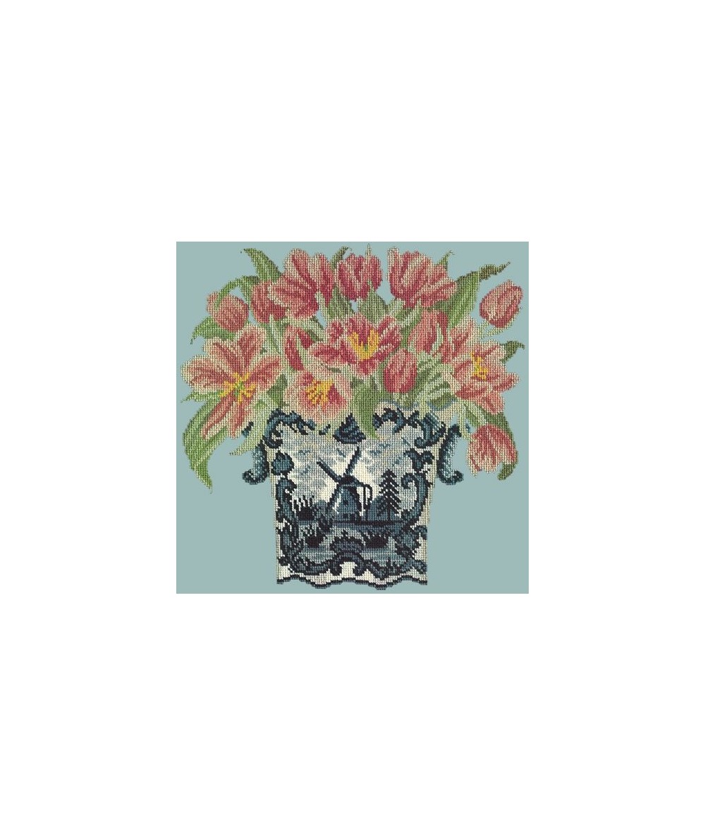 Elizabeth Bradley, Flower Pots, DUTCH TULIPS - 16x16 pollici Elizabeth Bradley - 14