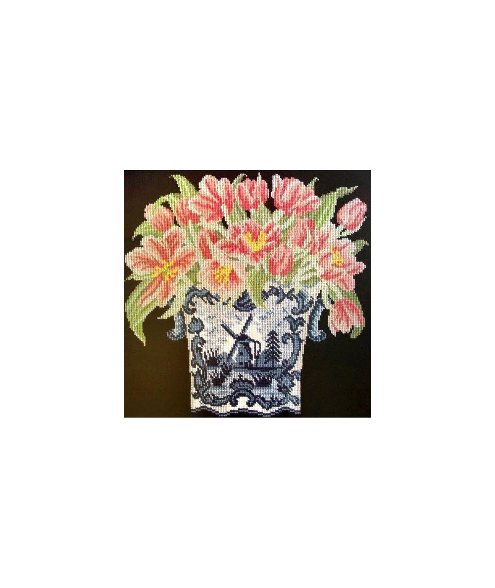Elizabeth Bradley, Flower Pots, DUTCH TULIPS - 16x16 pollici Elizabeth Bradley - 18