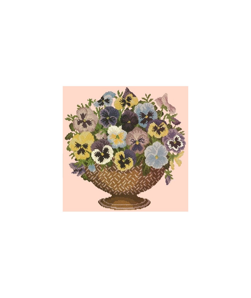 Elizabeth Bradley, Flower Pots, PANSY BOWL - 16x16 pollici Elizabeth Bradley - 3