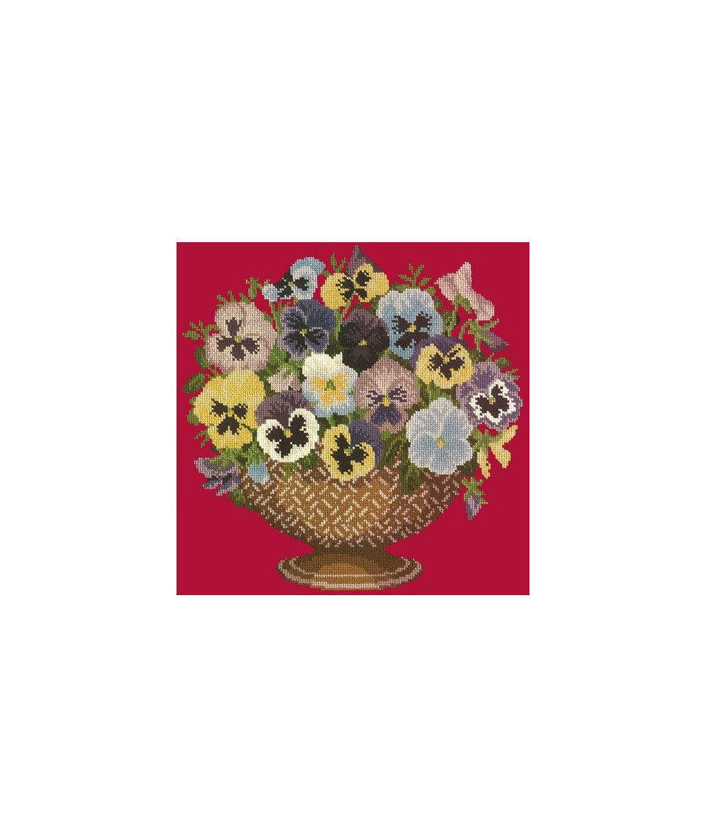 Elizabeth Bradley, Flower Pots, PANSY BOWL - 16x16 pollici Elizabeth Bradley - 4