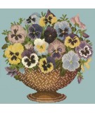 Elizabeth Bradley, Flower Pots, PANSY BOWL - 16x16 pollici Elizabeth Bradley - 14
