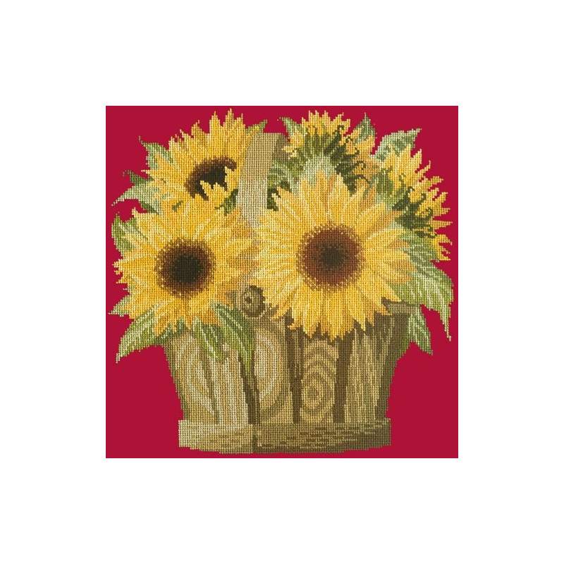 Elizabeth Bradley, Flower Pots, SUNFLOWER BASKET - 16x16 pollici Elizabeth Bradley - 4