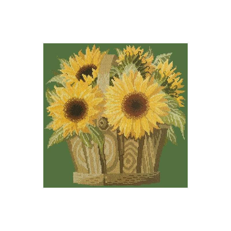 Elizabeth Bradley, Flower Pots, SUNFLOWER BASKET - 16x16 pollici Elizabeth Bradley - 6