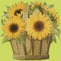 Elizabeth Bradley, Flower Pots, SUNFLOWER BASKET - 16x16 pollici Elizabeth Bradley - 8