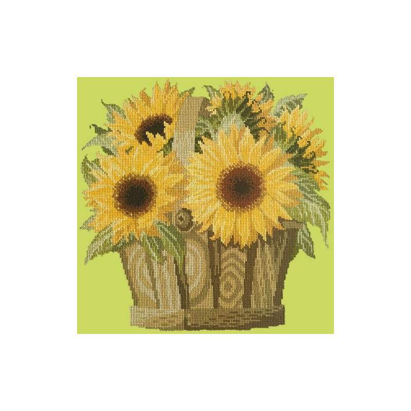Elizabeth Bradley, Flower Pots, SUNFLOWER BASKET - 16x16 pollici Elizabeth Bradley - 8