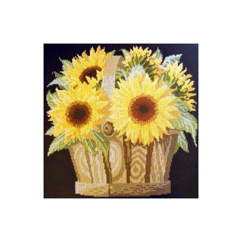 Elizabeth Bradley, Flower Pots, SUNFLOWER BASKET - 16x16 pollici Elizabeth Bradley - 18