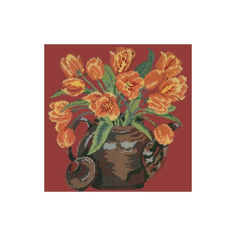 Elizabeth Bradley, Flower Pots, TULIP TEAPOT - 16x16 pollici Elizabeth Bradley - 6
