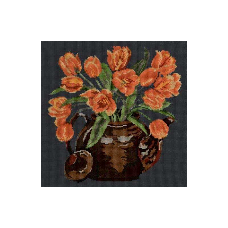 Elizabeth Bradley, Flower Pots, TULIP TEAPOT - 16x16 pollici Elizabeth Bradley - 19