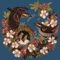 Elizabeth Bradley, Forget-Me-Nots, APPLE BLOSSOM - 16x16 pollici Elizabeth Bradley - 16