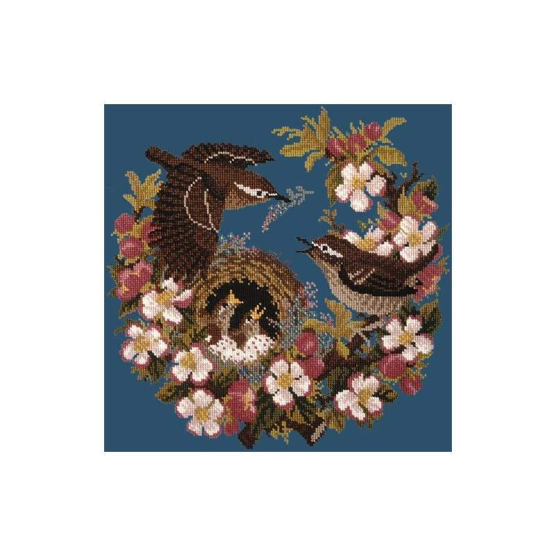 Elizabeth Bradley, Forget-Me-Nots, APPLE BLOSSOM - 16x16 pollici Elizabeth Bradley - 16
