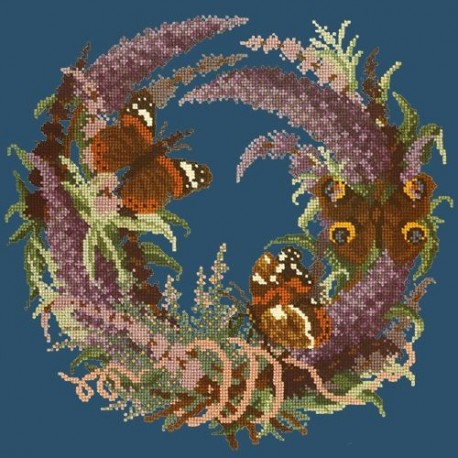 Elizabeth Bradley, Forget-Me-Nots, BUDDLIEA - 16x16 pollici Elizabeth Bradley - 16