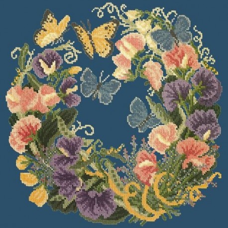 Elizabeth Bradley, Forget-Me-Nots, SWEETPEAS - 16x16 pollici Elizabeth Bradley - 16