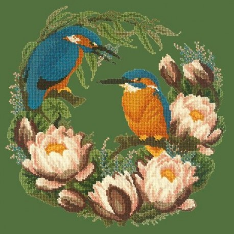 Elizabeth Bradley, Forget-Me-Nots, WATER LILIES - 16x16 pollici Elizabeth Bradley - 6
