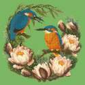 Elizabeth Bradley, Forget-Me-Nots, WATER LILIES - 16x16 pollici Elizabeth Bradley - 7