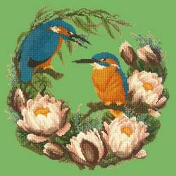 Elizabeth Bradley, Forget-Me-Nots, WATER LILIES - 16x16 pollici Elizabeth Bradley - 7