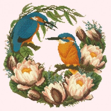 Elizabeth Bradley, Forget-Me-Nots, WATER LILIES - 16x16 pollici Elizabeth Bradley - 12