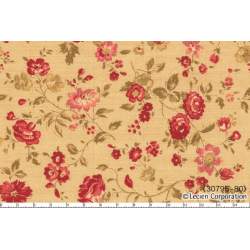 Lecien Quilter's First, Tessuto crema con fiori Lecien Corporation - 1