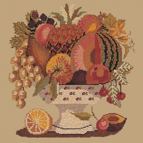 Elizabeth Bradley, Fruits of the Earth, BOWL OF FRUIT - 16x16 pollici Elizabeth Bradley - 17