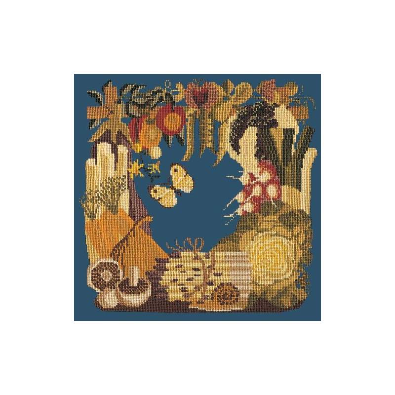 Elizabeth Bradley, Fruits of the Earth, VEGETABLES - 16x16 pollici Elizabeth Bradley - 16