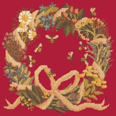 Elizabeth Bradley, Fruits of the Earth, WREATH OF HERBS - 16x16 pollici Elizabeth Bradley - 4