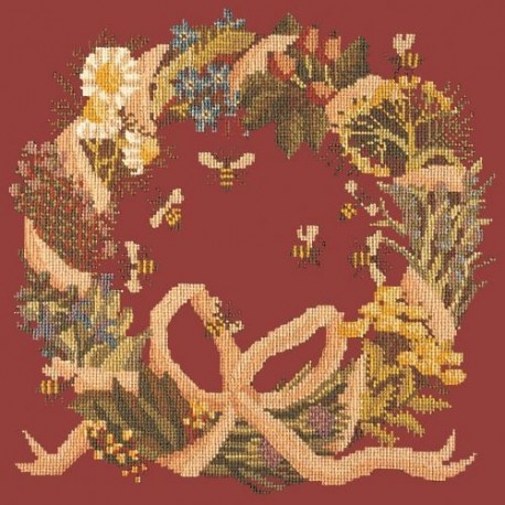 Elizabeth Bradley, Fruits of the Earth, WREATH OF HERBS - 16x16 pollici Elizabeth Bradley - 5
