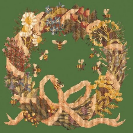 Elizabeth Bradley, Fruits of the Earth, WREATH OF HERBS - 16x16 pollici Elizabeth Bradley - 6
