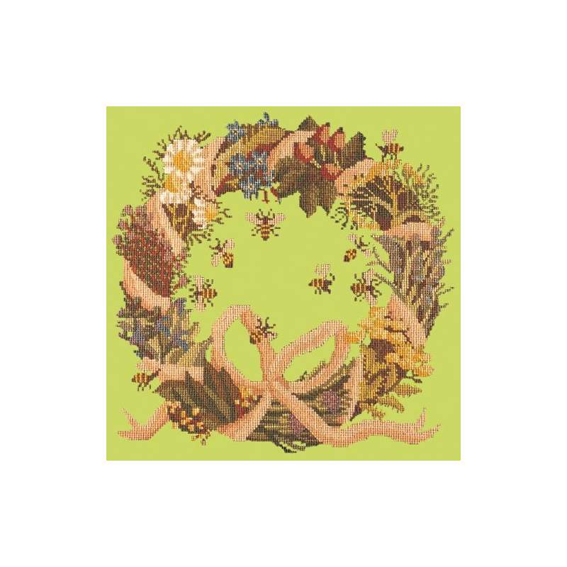 Elizabeth Bradley, Fruits of the Earth, WREATH OF HERBS - 16x16 pollici Elizabeth Bradley - 8