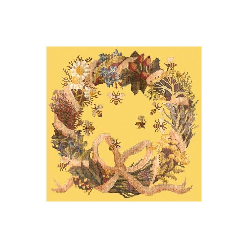 Elizabeth Bradley, Fruits of the Earth, WREATH OF HERBS - 16x16 pollici Elizabeth Bradley - 11