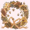 Elizabeth Bradley, Fruits of the Earth, WREATH OF HERBS - 16x16 pollici Elizabeth Bradley - 12