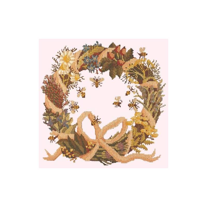 Elizabeth Bradley, Fruits of the Earth, WREATH OF HERBS - 16x16 pollici Elizabeth Bradley - 12