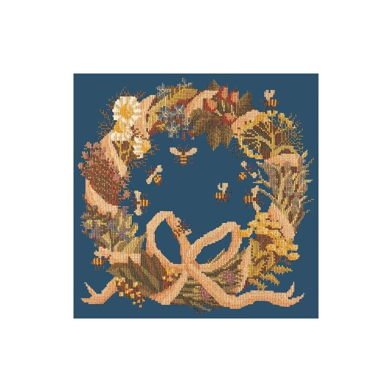 Elizabeth Bradley, Fruits of the Earth, WREATH OF HERBS - 16x16 pollici Elizabeth Bradley - 16