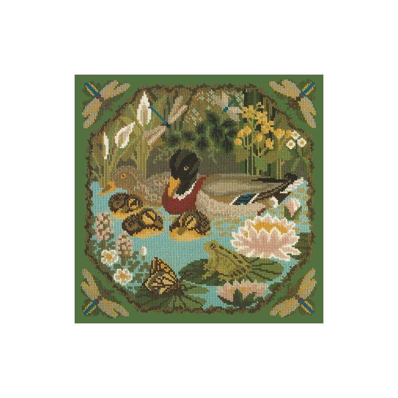 Elizabeth Bradley, Natural History, DUCK POND - 16x16 pollici Elizabeth Bradley - 6