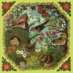 Elizabeth Bradley, Natural History, HEDGEROW - 16x16 pollici Elizabeth Bradley - 8