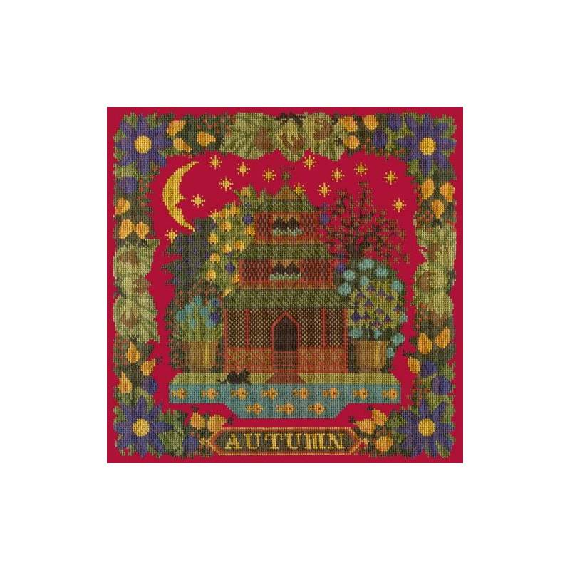 Elizabeth Bradley, Seasonal Samplers, AUTUMN SAMPLER - 16x16 pollici Elizabeth Bradley - 4