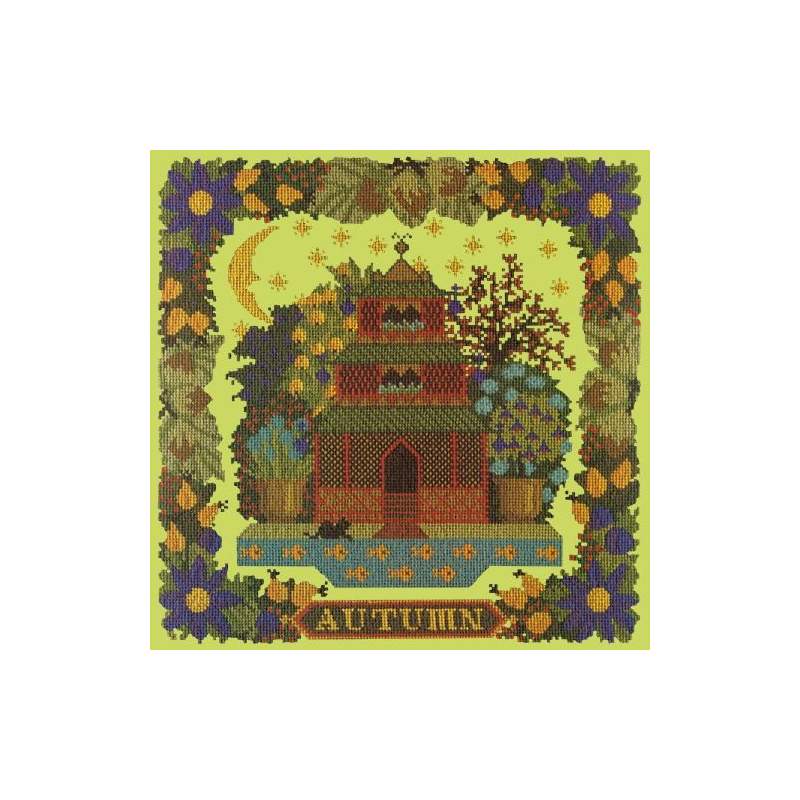 Elizabeth Bradley, Seasonal Samplers, AUTUMN SAMPLER - 16x16 pollici Elizabeth Bradley - 8