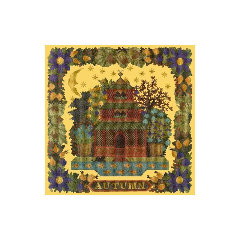 Elizabeth Bradley, Seasonal Samplers, AUTUMN SAMPLER - 16x16 pollici Elizabeth Bradley - 11