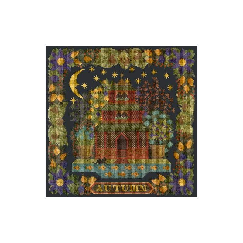 Elizabeth Bradley, Seasonal Samplers, AUTUMN SAMPLER - 16x16 pollici Elizabeth Bradley - 18