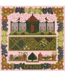 Elizabeth Bradley, Seasonal Samplers, SPRING SAMPLER - 16x16 pollici Elizabeth Bradley - 2