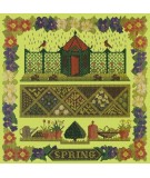 Elizabeth Bradley, Seasonal Samplers, SPRING SAMPLER - 16x16 pollici Elizabeth Bradley - 8