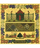 Elizabeth Bradley, Seasonal Samplers, SPRING SAMPLER - 16x16 pollici Elizabeth Bradley - 11