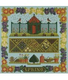Elizabeth Bradley, Seasonal Samplers, SPRING SAMPLER - 16x16 pollici Elizabeth Bradley - 14