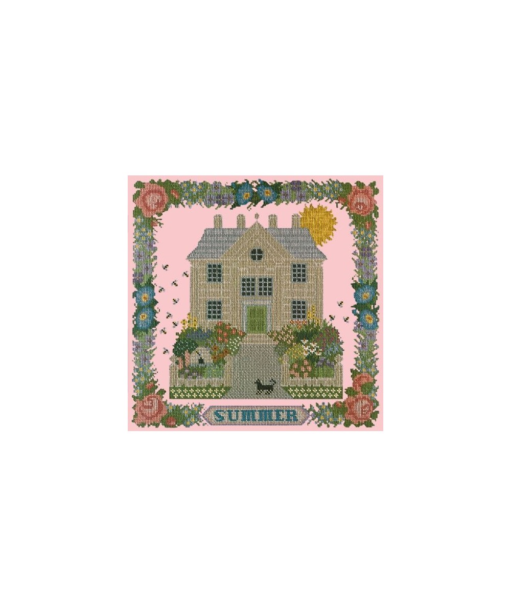 Elizabeth Bradley, Seasonal Samplers, SUMMER SAMPLER - 16x16 pollici Elizabeth Bradley - 2