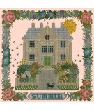 Elizabeth Bradley, Seasonal Samplers, SUMMER SAMPLER - 16x16 pollici Elizabeth Bradley - 3