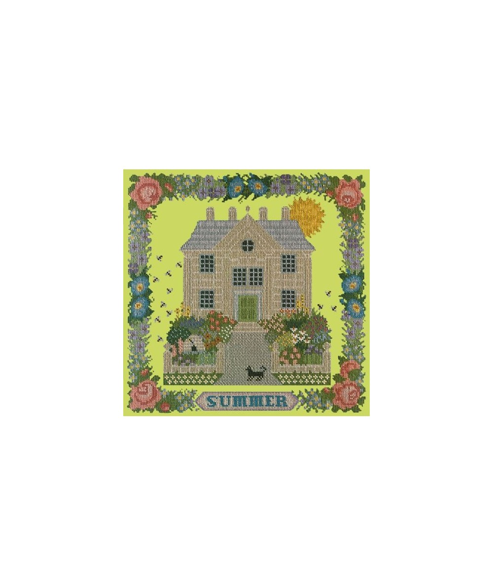 Elizabeth Bradley, Seasonal Samplers, SUMMER SAMPLER - 16x16 pollici Elizabeth Bradley - 8