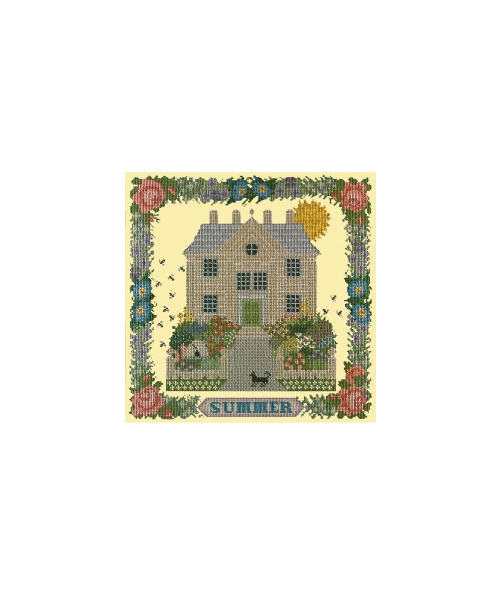 Elizabeth Bradley, Seasonal Samplers, SUMMER SAMPLER - 16x16 pollici Elizabeth Bradley - 10