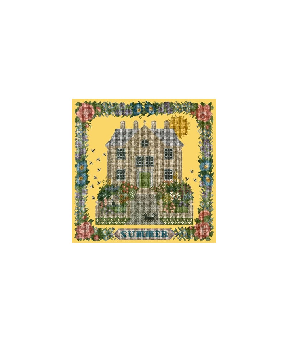 Elizabeth Bradley, Seasonal Samplers, SUMMER SAMPLER - 16x16 pollici Elizabeth Bradley - 11