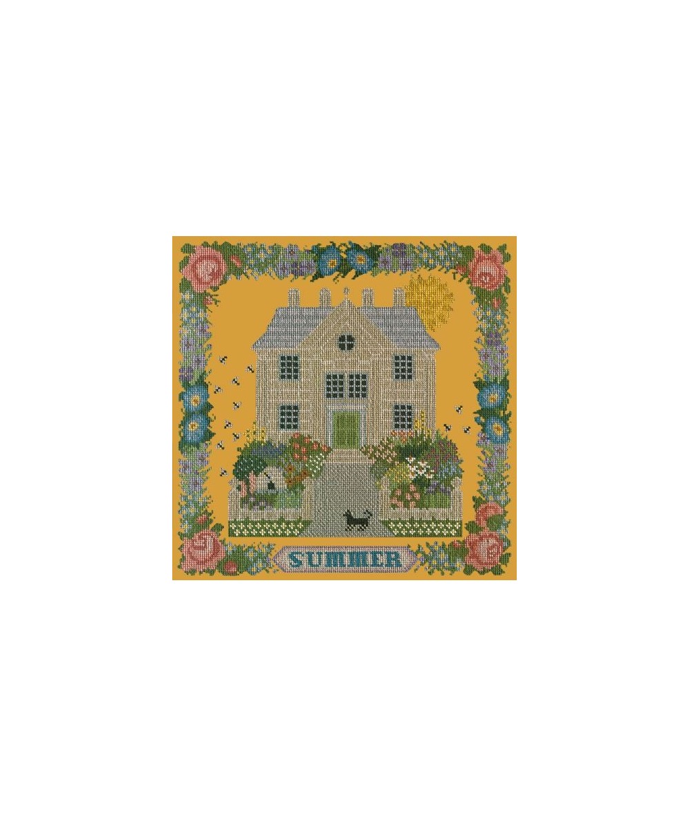 Elizabeth Bradley, Seasonal Samplers, SUMMER SAMPLER - 16x16 pollici Elizabeth Bradley - 13