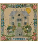 Elizabeth Bradley, Seasonal Samplers, SUMMER SAMPLER - 16x16 pollici Elizabeth Bradley - 17