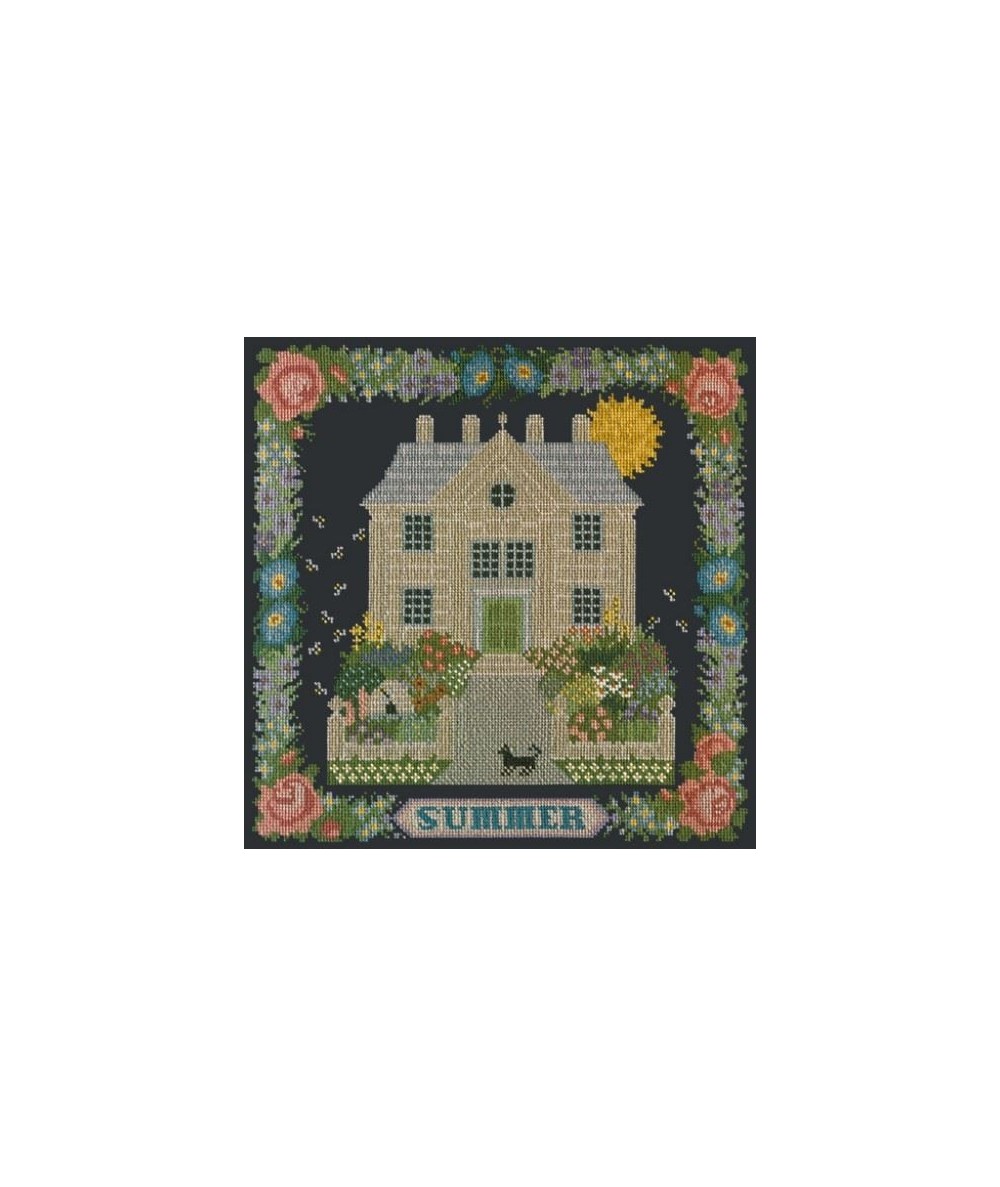 Elizabeth Bradley, Seasonal Samplers, SUMMER SAMPLER - 16x16 pollici Elizabeth Bradley - 18