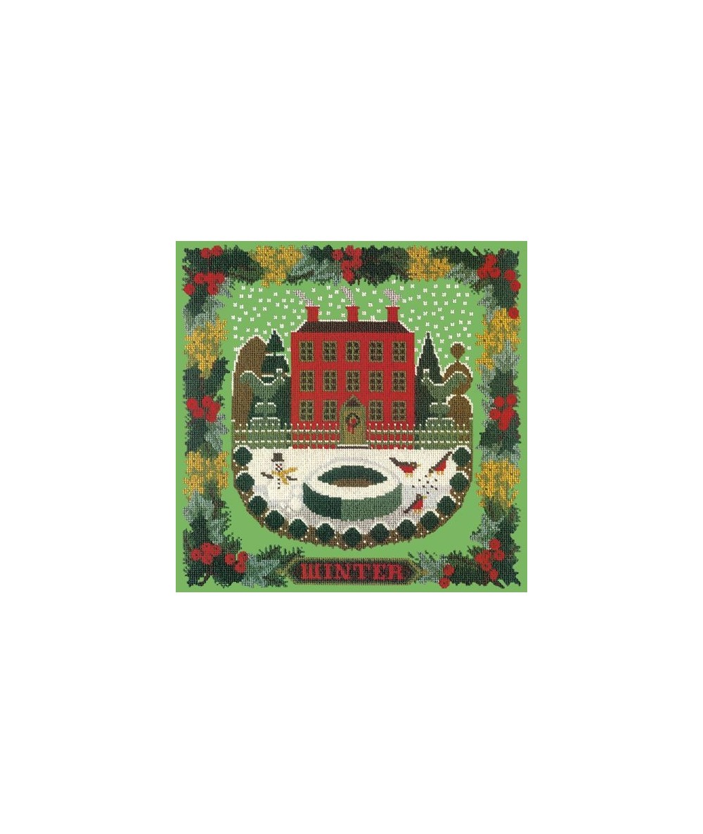 Elizabeth Bradley, Seasonal Samplers, WINTER SAMPLER - 16x16 pollici Elizabeth Bradley - 7